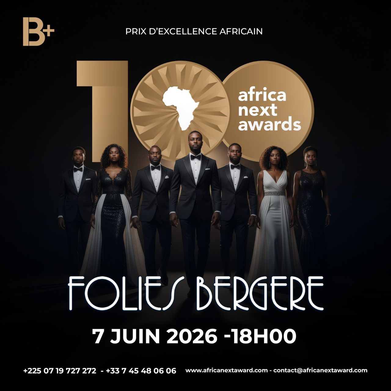Affiche Africa Next Awards — 10e édition